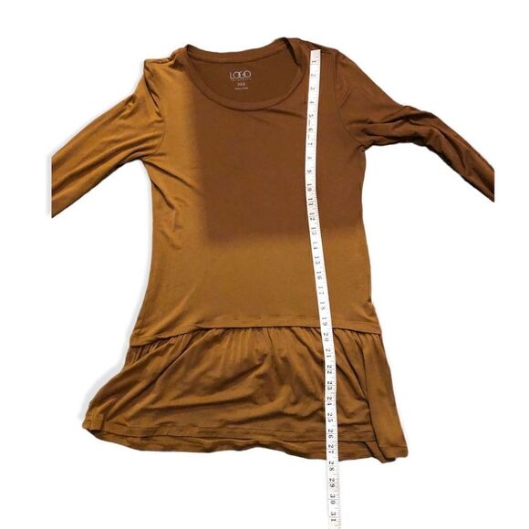 LOGO by Lori Goldstein dark mustard lounge top - Picture 8 of 8